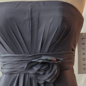 Evening gown bridesmaid dress